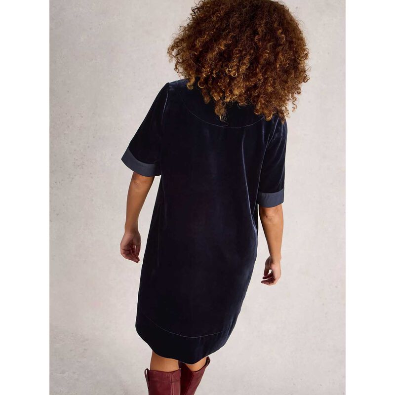 White Stuff June Velvet Dress image number 1